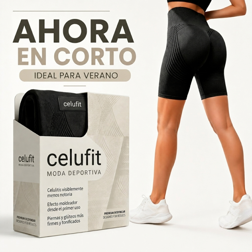 CelluFit™ – Shorts 3D Anticelulíticos y Moldeadores