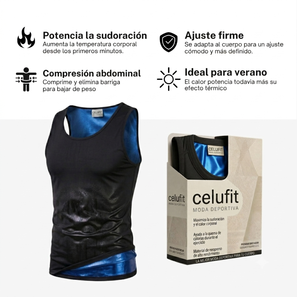 Sudor Fit Tirantes - Camiseta Sauna Reductora